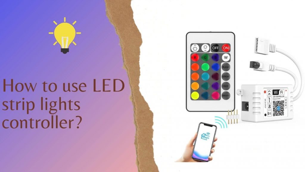 How to use LED strip lights controller